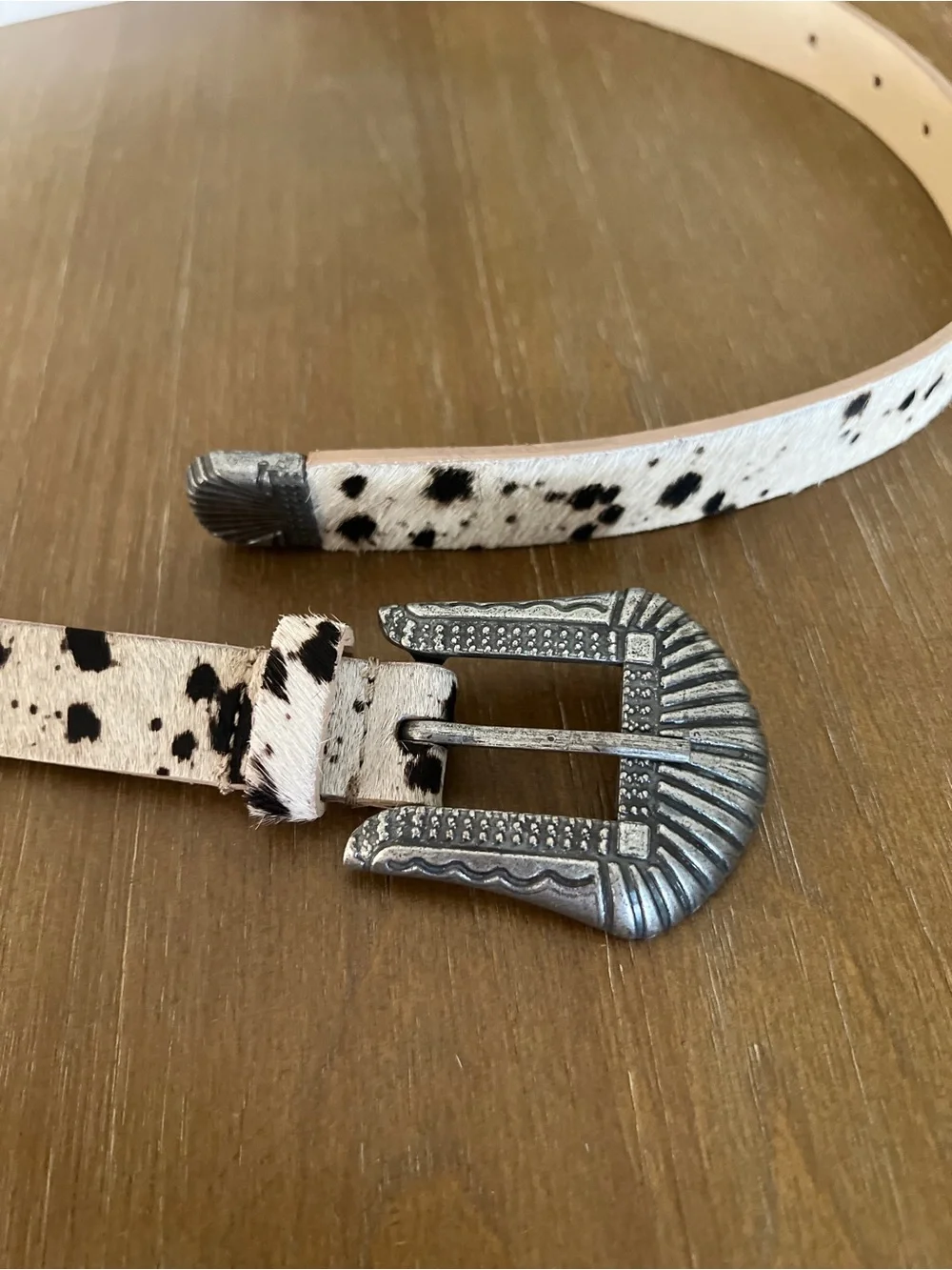 NWOT ✧🤎Free People 🤎✧ Leopard Western Style Belt - Sz M/L